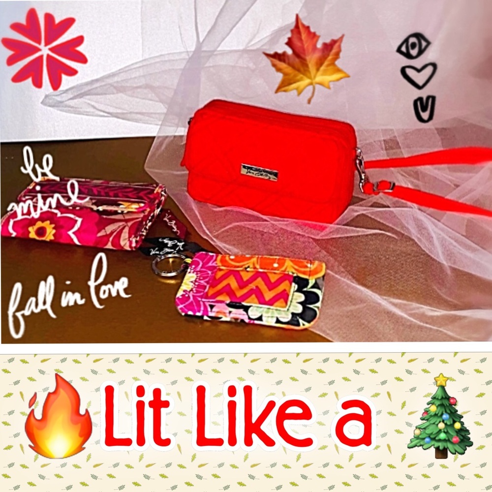 😍Vera Bradley CanyonSunset,AIO crossbody&wristlet